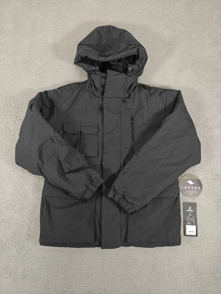 Chaqueta Gramicci F/CE Para Hombre Mediana Carbón Con Capucha Aislante Puffer GUJ2-F3007 Foto 1 de 4