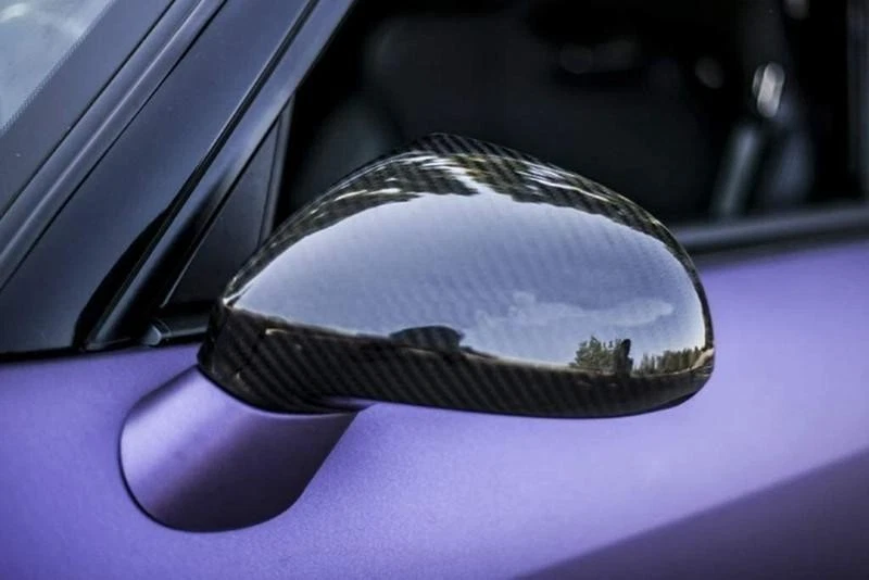 Carbon Fiber Tape-on Mirror Covers for 2000-2008 Honda S2000 S2K AP1 AP2 - Image 1 of 1