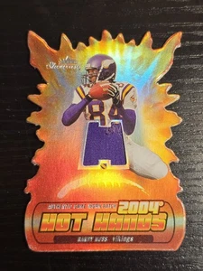 2004 FLEER SHOWCASE RANDY MOSS HOT HANDS AUTHENTIC GAME WORN PATCH SSP RARE - Picture 1 of 7