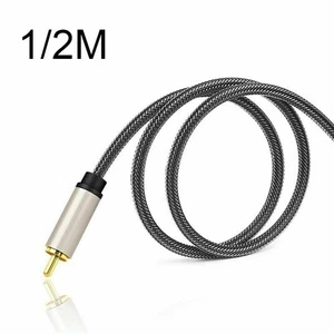 Digital Coaxial Audio Video Cable Stereo SPDIF To 3.5mm-Jacks Male/ For-HDTV - Afbeelding 1 van 24