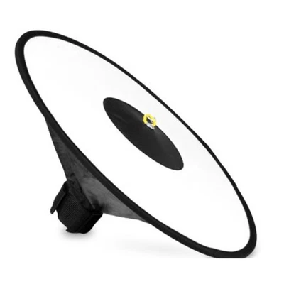 Universal 44cm Round Flash Softbox Portable Foldable  Speedlite Diffuser6962 - Image 1 of 4