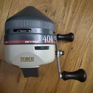 Zebco 404 Push Button Spincast Reel 1989 Brunswick Made In USA -Tested - Picture 1 of 1