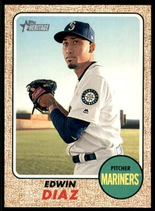 2017 Topps Heritage #702 Edwin Diaz - Picture 1 of 2
