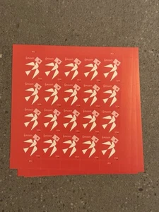 100 STAMPS Love Bird Envelope 5 Sheets of 20 USPS Forever Stamps - Scott #5826 - Picture 1 of 3
