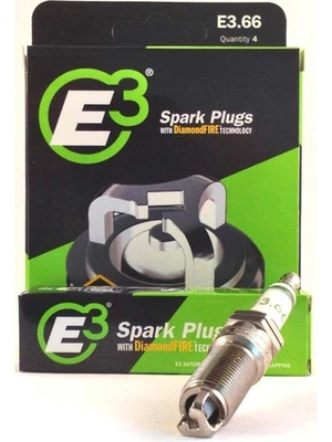 E3 Spark Plugs Spark Plug Diamond Fire 14 mm Thread 1 in Reach Tapered (E3.66) - Image 1 of 4