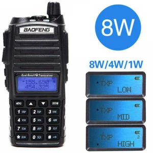 Walkie Transceptor Portátil BaoFeng UV-82 8w Alta Potencia Doble Banda VHF UHF - Imagen 1 de 12