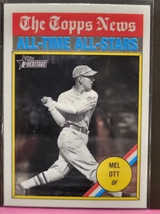 2025 Topps Heritage Mel Ott Giants All-Time All-Stars Chrome Card - Bild 1 von 1