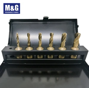 HSS Cobalt Fully Ground 3/4" Double Flat Drill Set (5,6,7,9 and 11mm x 2ps) - Bild 1 von 1