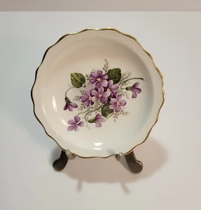 Heritage Regency Bone China 4.5" Botanical Plate Made in England - Picture 1 of 4