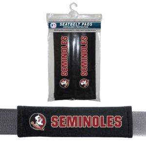 New NCAA Florida State Seminoles Car Truck Seat Belt Shoulder Pads Covers 2pc - Picture 1 of 1
