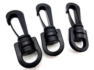 Clip giratorio se adapta a cuerda de cable de 12 mm 1/2" para paquete de correas chaleco de tienda de plástico DURADERO - Imagen 1 de 12