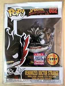 Funko Pop 2021! Funko Virtual Venomized Doctor Strange CHASE Spiderman LE 602 - Imagen 1 de 6