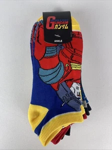 Mobile Suit Gundam Ankle Socks Five Pack by Bioworld - Imagen 1 de 2
