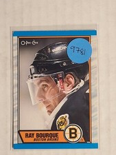 1989-90 O-PEE-CHEE HOCKEY #110 RAY BOURQUE BOSTON BRUINS