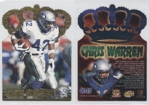 1996 Pacific Crown Collection Gold Crown Die-Cuts Chris Warren #GC-20