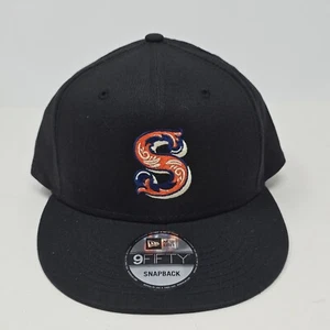 RARE 9fifty snapback Syracuse Mets Mariners? Navy Orange - Picture 1 of 11