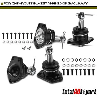 4 шаровых шарнира для Chevrolet Blazer 1995-2005 GMC Jimmy Isuzu передние верхние и нижние - Изображение 1 из 4