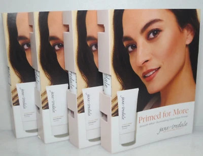 JANE IREDALE IMPRIMACIÓN FACIAL BRILLANTE MÁS ILUMINADORA - LOTE DE 4  Foto 1 de 4