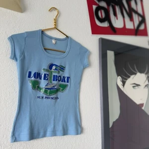 RARE! Vintage 1970's Womens M (Fits XS) Love Boat Sun Princess Show Promo Tee - Picture 1 of 9
