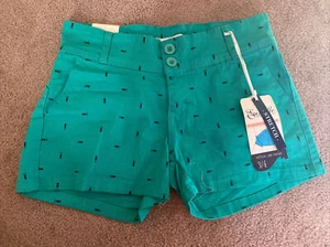 cyan shorts for girls - Picture 1 of 3