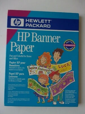 Hewlett Packard-HP Banner Paper-for DeskJet/DeskWriter 680C or 690C-#HPC1820A - Image 1 of 4