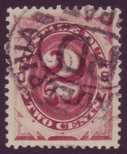 J23 (2c Postage Due) - GEM CENTER - BIG MARGINS - Lovely PHILA PA Oval Cancel ! - Picture 1 of 3
