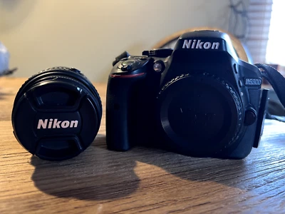 Nikon D5300 DSLR Camera Kit with Af-p 18-55mm VR Lens - Black - Image 1 of 4