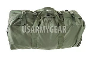 BOLSO DE LONA MEJORADO MILITAR DE EE. UU. Despliegue táctico plegable equipaje de lona en muy buen estado - Imagen 1 de 12