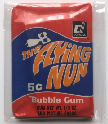 1968 Donruss Flying Nun Unopened Wax Pack — 第 1/2 张图片