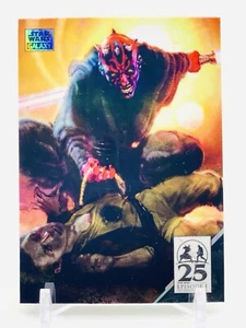 DARTH MAUL SP Art of Darth Maul Refractor #AM-9 2024 Topps Star Wars Galaxy - Picture 1 of 2