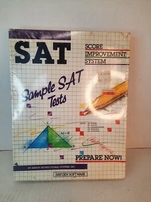 NEW! Hayden Software For Macintosh - SAT PREP Software Commodore 64 Disk 15830 - Image 1 of 4