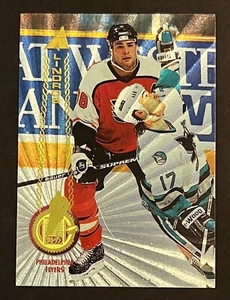 1994-95 PINNACLE ERIC LINDROS #1 RINK COLLECTION PHILADELPHIA FLYERS - Picture 1 of 2