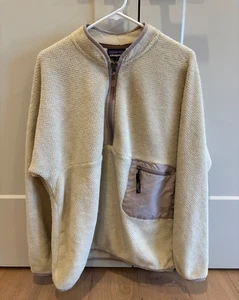 Patagonia Damen Gr. XL Re-Tool 1/2 Zip Pullover naturweiß X-Dye - Bild 1 von 12