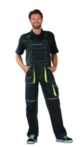 PLANAM Basalt Herren Latzhose Arbeitshose Berufshose modern robust Freizeithose - Bild 1 von 22