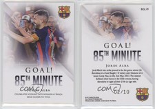 2022-23 Futera FC Barcelona GOAL! Gold /10 Jordi Alba #BGL19
