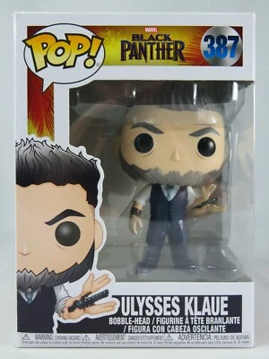 Marvel Funko Pop - Ulysses Klaue - Black Panther - No. 387- Free Protector - image 1 of 4