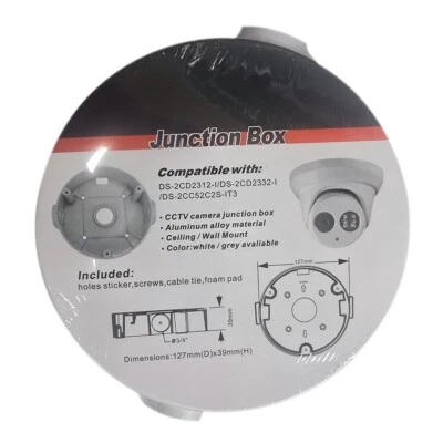 LEXACCTV Junction box for Bullet Dome Turret CCTV Camera DS-2CD211, DS-2CD212