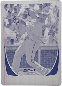2011 Bowman Chrome - Nelson Cruz - Magenta Printing Plate 1/1 One of One Rangers - Picture 1 of 2