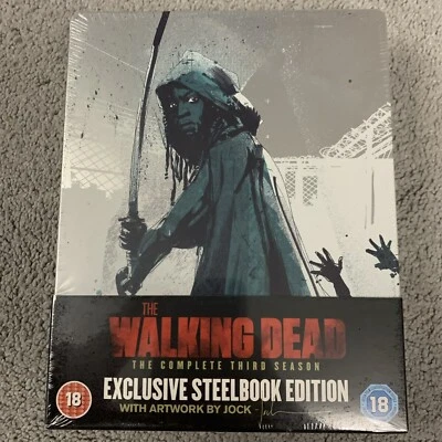 The Walking Dead Season 3 Limited Edition Steelbook Blu-ray Brand New and Sealed - Image 1 of 3
