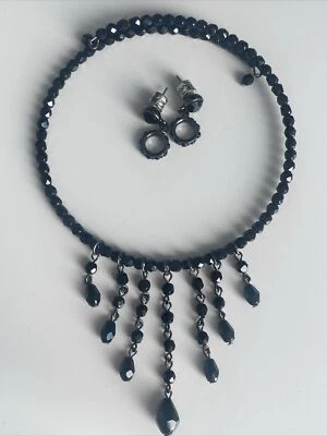 Collar/Gargantilla Cristal Prescindible con Pendientes de Cristal de Kenneth Cole. Foto 1 de 4