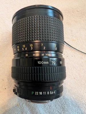 Lente de câmera macro Ricoh Rikenon P zoom 1:4 28-100MM - Imagem 1 de 4