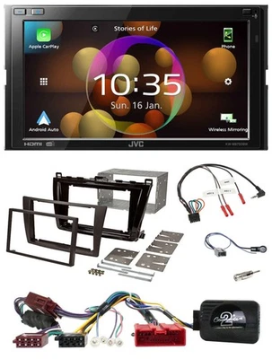 JVC DAB Lenkrad 2DIN Bluetooth USB Autoradio für Mazda 6 08-10 aktiv Klavierlack - Bild 1 von 4