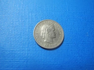 CHE145 - SWITZERLAND -20 RAPPEN - 1885 - Picture 1 of 2