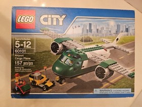 LEGO 60101 CITY Airport Cargo Plane 157 Pieces 2 Mini Figures New Sealed Retired