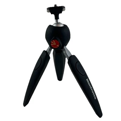 Manfrotto PIXI EVO BK Tripod 2x Section Mini Compact Camera Portable Vlogging - Image 1 of 4