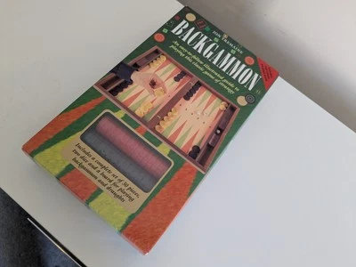 NEW Jon Tremaine Backgammo Board Game Set With Instruction Book 1999 - Sealed.  - Image 1 of 4