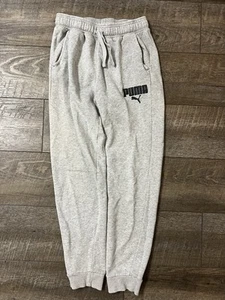 Puma Sweatpants Grey Boys Large 14/16 - Picture 1 of 6