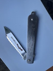 Vtg GIEGFRIED HUNTING & FISHING KNIFE: Lock-Back Folding 1-Blade Stainless Steel - Picture 1 of 14
