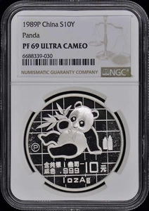 1989P CHINA PANDA S10Y NGC PR69DCAM - Picture 1 of 2