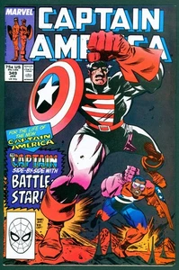 Capitán América 349 en estado bastante bueno/casi nuevo 9,0 Marvel 1989 - Imagen 1 de 3